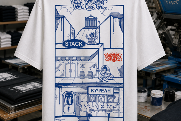 Εκτύπωση Τ-Shirt Stack Athens