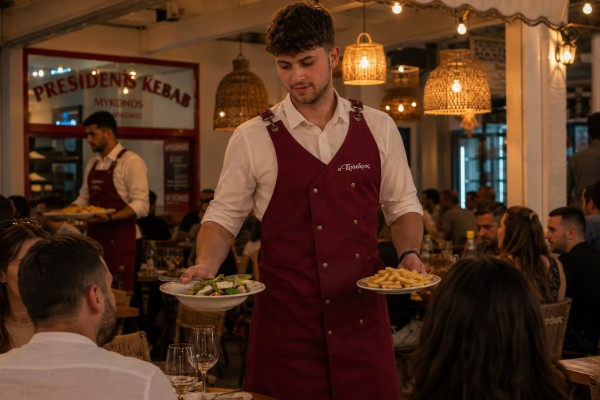 Επαγγελματική Ένδυση | President's Kebab Mykonos