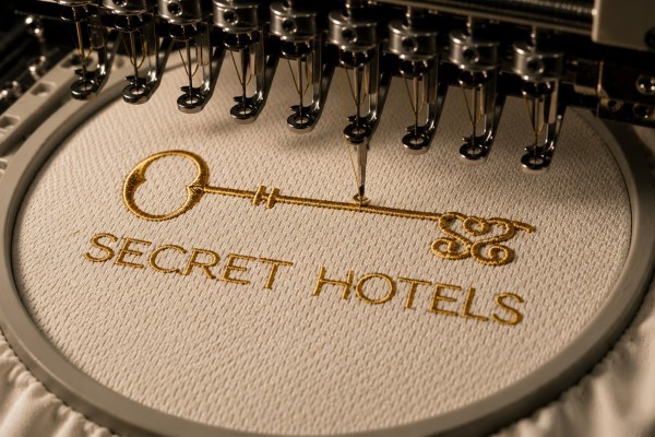 Κέντημα Λογοτύπου Secret Hotels Santorini