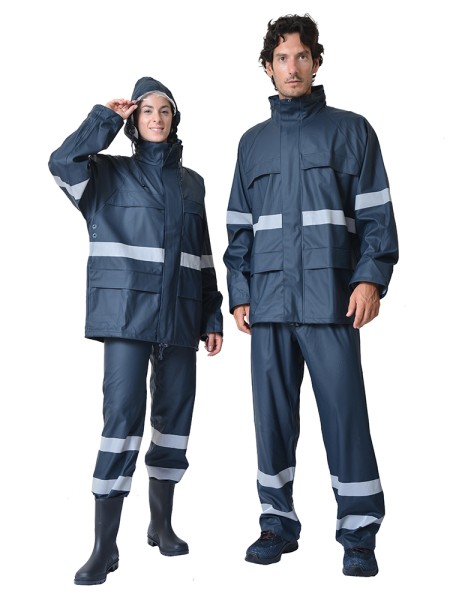 Στολή Αδιάβροχη PU Με Ταινίες Στολή Αδιάβροχη PU Με Ταινίες