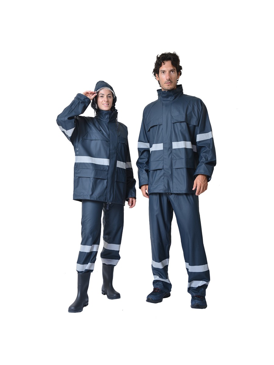 Στολή Αδιάβροχη PU Με Ταινίες Στολή Αδιάβροχη PU Με Ταινίες