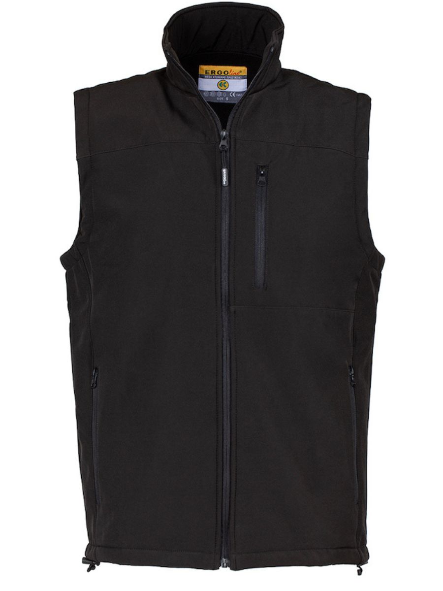 Γιλέκο Εργασίας Μαύρο Softshell Γιλέκο Εργασίας Μαύρο Softshell
