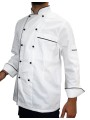 Μπλούζα Chef Μακρυμάνικη Λευκή Pass
