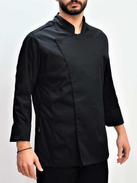 Μπλούζα Chef Μακρυμάνικη Μαύρη Dryfit Μπλούζα Chef Μακρυμάνικη Μαύρη Dryfit