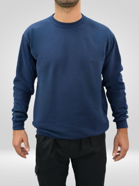 Μπλούζα Φούτερ Βαμβακερή Μπλε Μπλούζα Φούτερ Βαμβακερή Μπλε