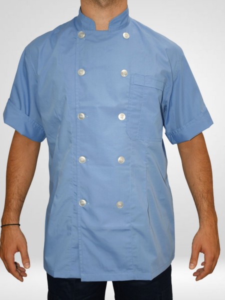 Μπλούζα Μάγειρα Κοντομάνικη Sky Blue