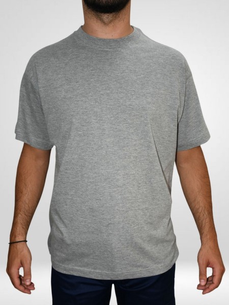 Μπλούζα Μακό Αντρική Κοντομάνικη Γκρι Μπλούζα Μακό Αντρική Κοντομάνικη Γκρι