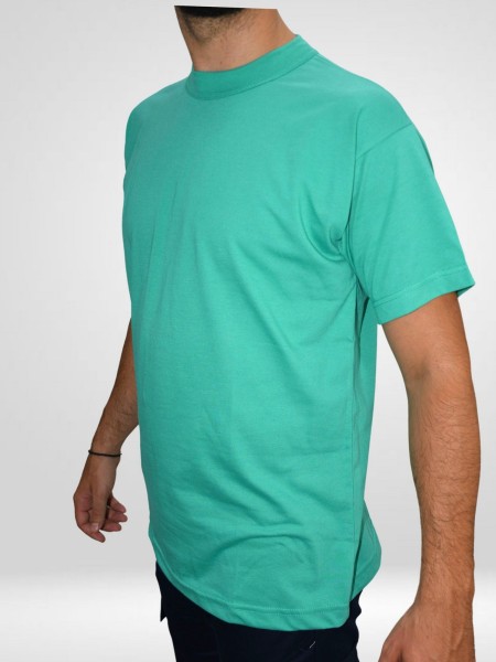 Μπλούζα Μακό Αντρική Κοντομάνικη Πετρολ Μπλούζα Μακό Αντρική Κοντομάνικη Πετρολ