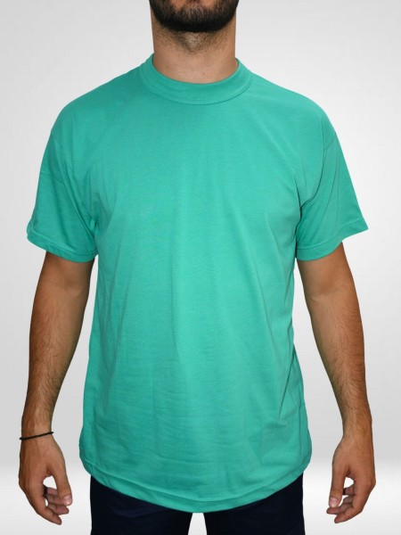 Μπλούζα Μακό Αντρική Κοντομάνικη Πετρολ Μπλούζα Μακό Αντρική Κοντομάνικη Πετρολ