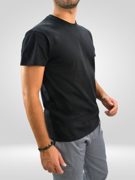 Μπλούζα Μακό Αντρική Μαύρη Μπλούζα Μακό Αντρική Μαύρη