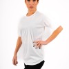 Μπλούζα Μακό Κοντομάνικη Γυναικεία Λευκή Dryfit Μπλούζα Μακό Κοντομάνικη Γυναικεία Λευκή Dryfit