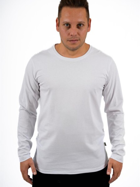 Μπλούζα Μακό Μακρυμάνικη Λευκή Μπλούζα Μακό Μακρυμάνικη Λευκή