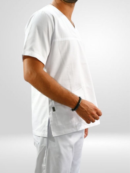 Μπλούζα Νοσηλευτών Αντρική Λευκή Μπλούζα Νοσηλευτών Αντρική Λευκή