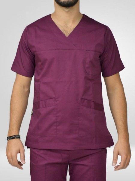 Μπλούζα Νοσηλευτών Αντρική Μελιτζανί Μπλούζα Νοσηλευτών Αντρική Μελιτζανί