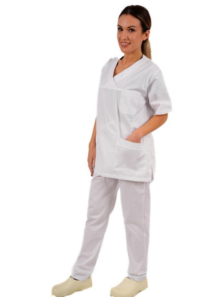 Μπλούζα Νοσηλευτών Λευκή Μπλούζα Νοσηλευτών Λευκή