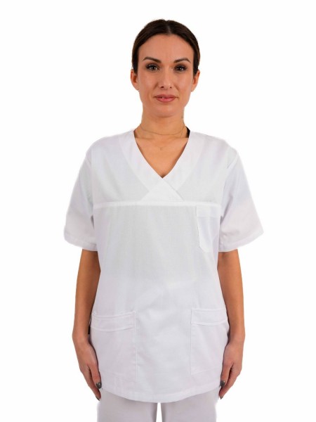Μπλούζα Νοσηλευτών Λευκή Μπλούζα Νοσηλευτών Λευκή