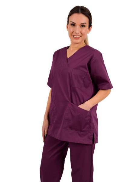 Μπλούζα Νοσηλευτών Μελιτζανί Μπλούζα Νοσηλευτών Μελιτζανί