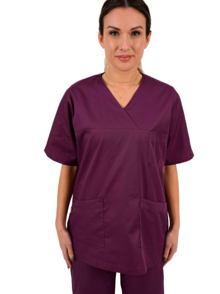 Μπλούζα Νοσηλευτών Μελιτζανί Μπλούζα Νοσηλευτών Μελιτζανί