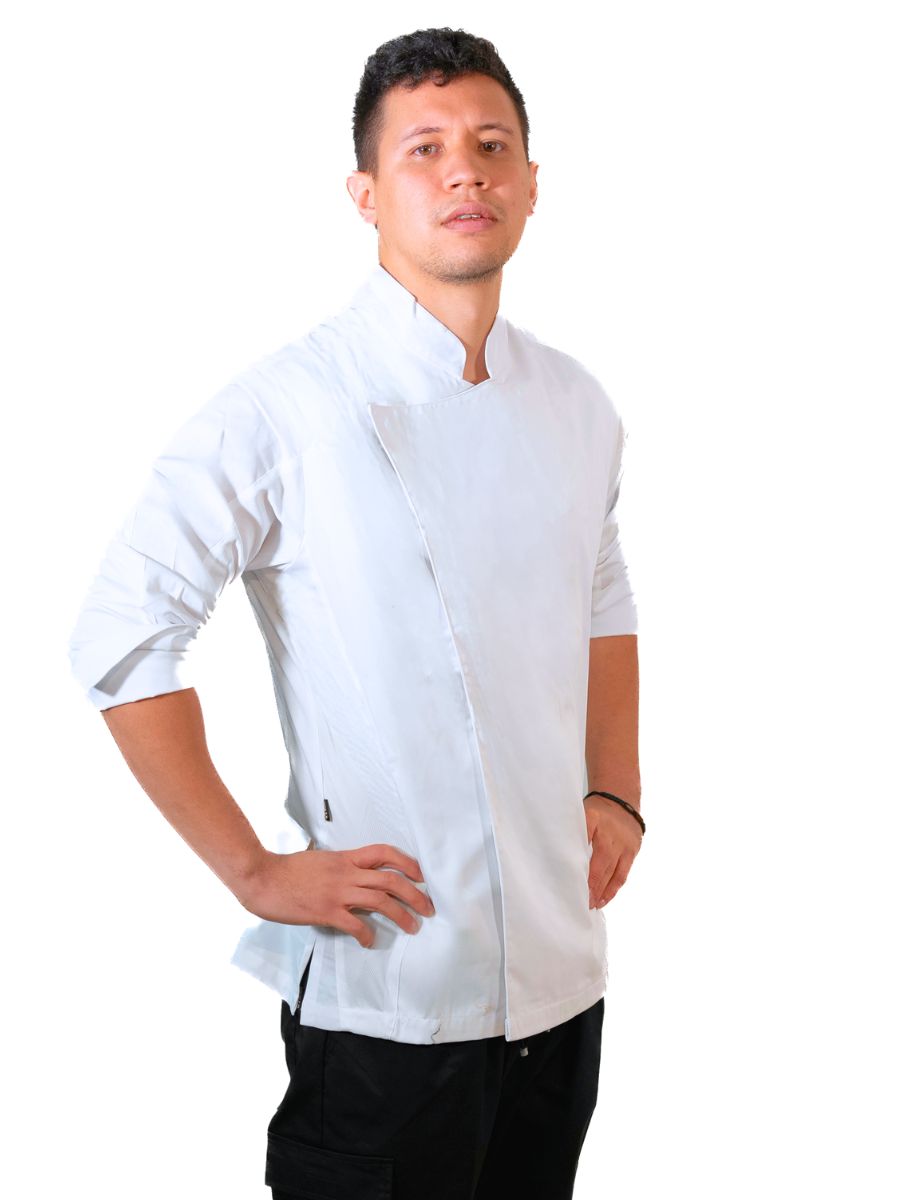 Μπλούζα Chef Μακρυμάνικη Λευκή Dryfit Μπλούζα Chef Μακρυμάνικη Λευκή Dryfit