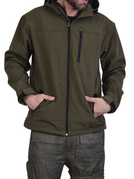 Μπουφάν Εργασίας Χακί Softshell Μπουφάν Εργασίας Χακί Softshell