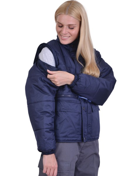 Μπουφάν Εργασίας Μπλε Αδιάβροχο Μπουφάν Εργασίας Μπλε Αδιάβροχο