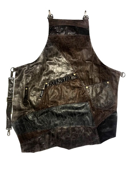 Ολόσωμη Ποδιά Χιαστί Δερμάτινη Καφέ Ολόσωμη Ποδιά Χιαστί Δερμάτινη Καφέ