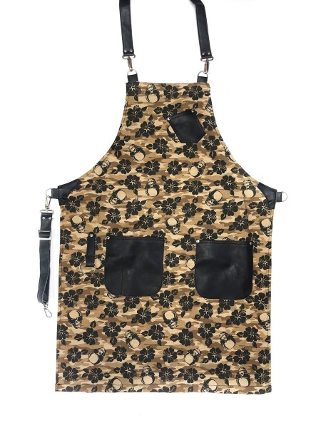 Ολόσωμη Ποδιά Χιαστί Με Σχέδιο Νεκροκεφαλή Ολόσωμη Ποδιά Χιαστί Με Σχέδιο Νεκροκεφαλή