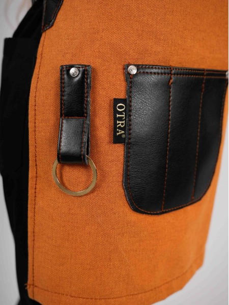 Ολόσωμη Ποδιά Χιαστί Πορτοκαλί Με Ανοξείδωτα Αξεσουάρ Ολόσωμη Ποδιά Χιαστί Πορτοκαλί Με Ανοξείδωτα Αξεσουάρ