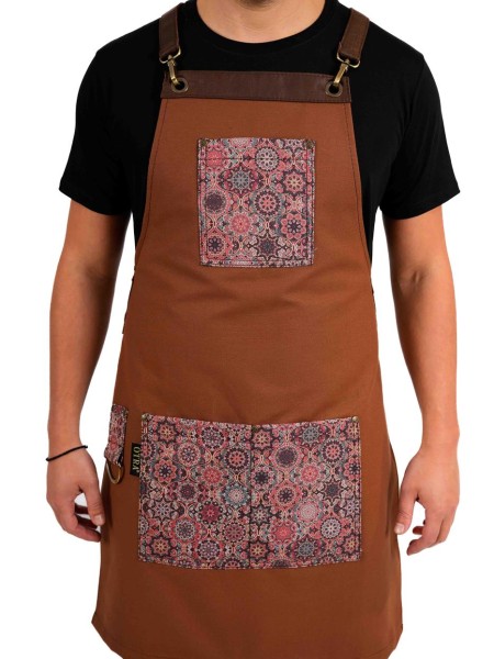 Ολόσωμη Ποδιά Χιαστί Ταμπά Με Σχέδιο Mexican Ολόσωμη Ποδιά Χιαστί Ταμπά Με Σχέδιο Mexican