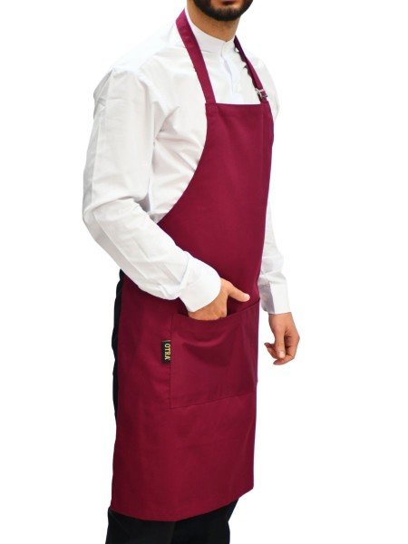 Ολόσωμη Ποδιά Λαιμού Μπορντό Ολόσωμη Ποδιά Λαιμού Μπορντό