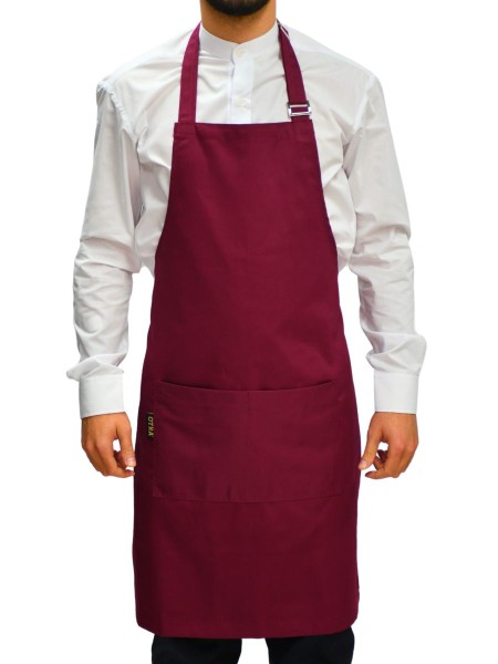 Ολόσωμη Ποδιά Λαιμού Μπορντό Ολόσωμη Ποδιά Λαιμού Μπορντό