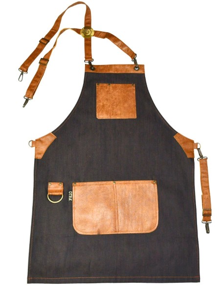 Ολόσωμη Ποδιά Τζιν Σκούρο Με Ταμπά Τεχνόδερμα Ολόσωμη Ποδιά Τζιν Σκούρο Με Ταμπά Τεχνόδερμα