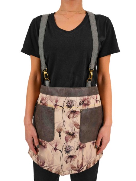 Ποδιά Μέσης Χιαστί Γκρι Τεχνόδερμα Με Σχέδιο Autumn Ποδιά Μέσης Χιαστί Γκρι Τεχνόδερμα Με Σχέδιο Autumn