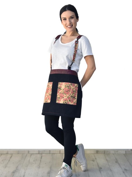 Ποδιά Μέσης Χιαστί Τζιν Με Σχέδιο Νεκροκεφαλή Ποδιά Μέσης Χιαστί Τζιν Με Σχέδιο Νεκροκεφαλή