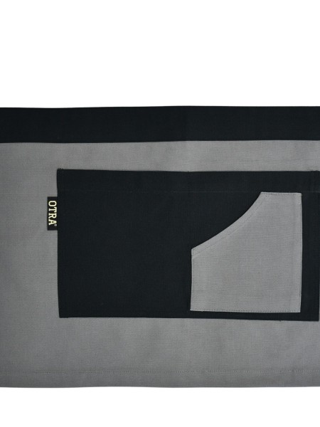 Ποδιά Μέσης Γκρι Με Μαύρες Λεπτομέρειες Ποδιά Μέσης Γκρι Με Μαύρες Λεπτομέρειες