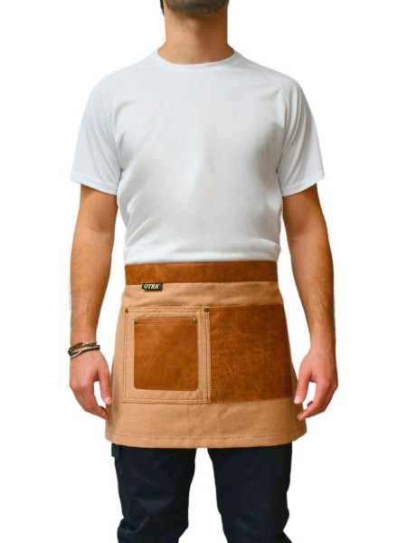 Ποδιά Μέσης Καμβάς Μπεζ Με Ταμπά Ποδιά Μέσης Καμβάς Μπεζ Με Ταμπά