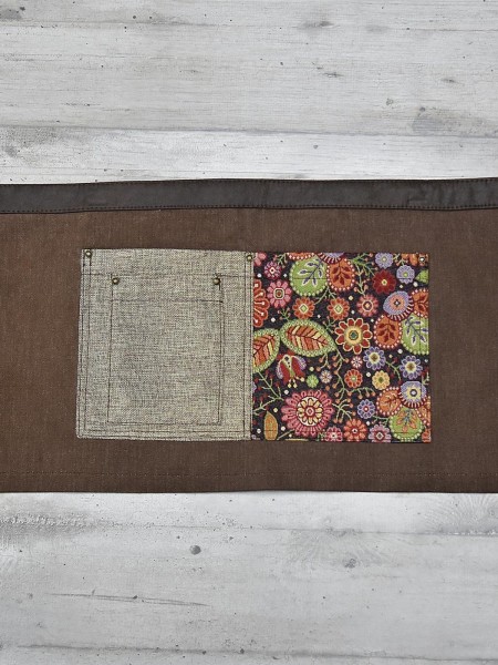 Ποδιά Μέσης Κοντή Καφέ Με Σχέδιο Λουλούδι Ποδιά Μέσης Κοντή Καφέ Με Σχέδιο Λουλούδι