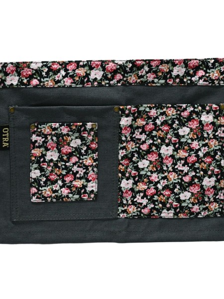 Ποδιά Μέσης Κοντή Με Σχέδιο Ροζ Λουλούδι Ποδιά Μέσης Κοντή Με Σχέδιο Ροζ Λουλούδι