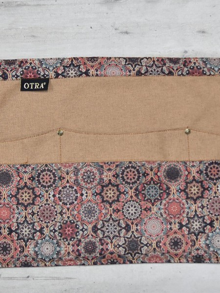 Ποδιά Μέσης Κοντή Οβάλ Μπεζ Με Σχέδιο Ποδιά Μέσης Κοντή Οβάλ Μπεζ Με Σχέδιο