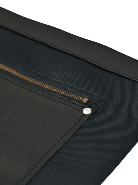 Ποδιά Μέσης Μαύρη Με Δερμάτινες Λεπτομέρειες Ποδιά Μέσης Μαύρη Με Δερμάτινες Λεπτομέρειες