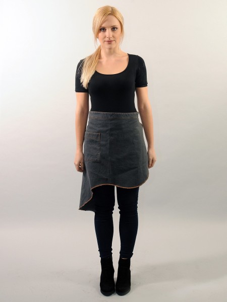 Ποδιά Μέσης Μακρια Ασύμμετρη Τζιν Γκρι Ποδιά Μέσης Μακρια Ασύμμετρη Τζιν Γκρι