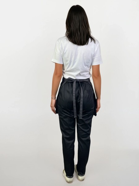 Ποδιά Μέσης Κοντή Γκρι Με Τσέπη Ποδιά Μέσης Κοντή Γκρι Με Τσέπη