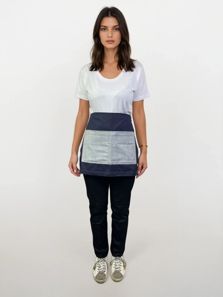 Ποδιά Μέσης Κοντή Μπλε Σκούρο Τζιν Ποδιά Μέσης Κοντή Μπλε Σκούρο Τζιν