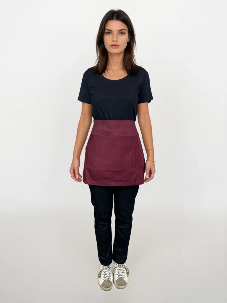 Ποδιά Μέσης Κοντή Μπορντό Ποδιά Μέσης Κοντή Μπορντό