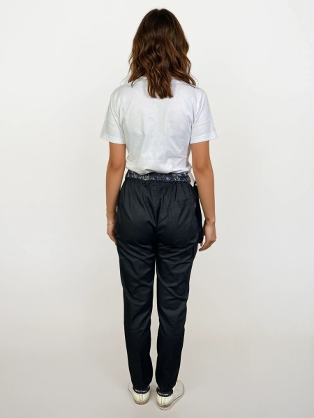 Ποδιά Μέσης Κοντή Οβάλ Τζιν Γκρι Με Μπλε Σχέδιο Ποδιά Μέσης Κοντή Οβάλ Τζιν Γκρι Με Μπλε Σχέδιο