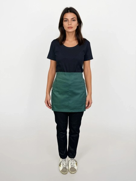 Ποδιά Μέσης Κοντή Πράσινη Με Τσέπη Ποδιά Μέσης Κοντή Πράσινη Με Τσέπη