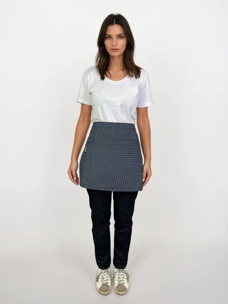 Ποδιά Μέσης Ριγε Γκρι Σκούρο Ποδιά Μέσης Ριγε Γκρι Σκούρο