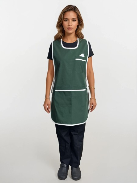 Ολόσωμη Ποδιά Σαμαράκι Πράσινη Με Λευκή Λεπτομέρεια Ολόσωμη Ποδιά Σαμαράκι Πράσινη Με Λευκή Λεπτομέρεια