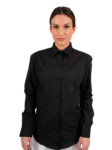 Πουκάμισο Με Πέτο Γιακά Γυναικείο Μαύρο Πουκάμισο Με Πέτο Γιακά Γυναικείο Μαύρο