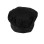 Σκούφος Κοντός Με Πιέτα Μαύρο Χρώμα